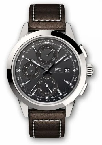 IWC Ingenieur Chronograph Custom Stainless Steel / Black-Black / Calf IW3808-BC (IW3808BC)